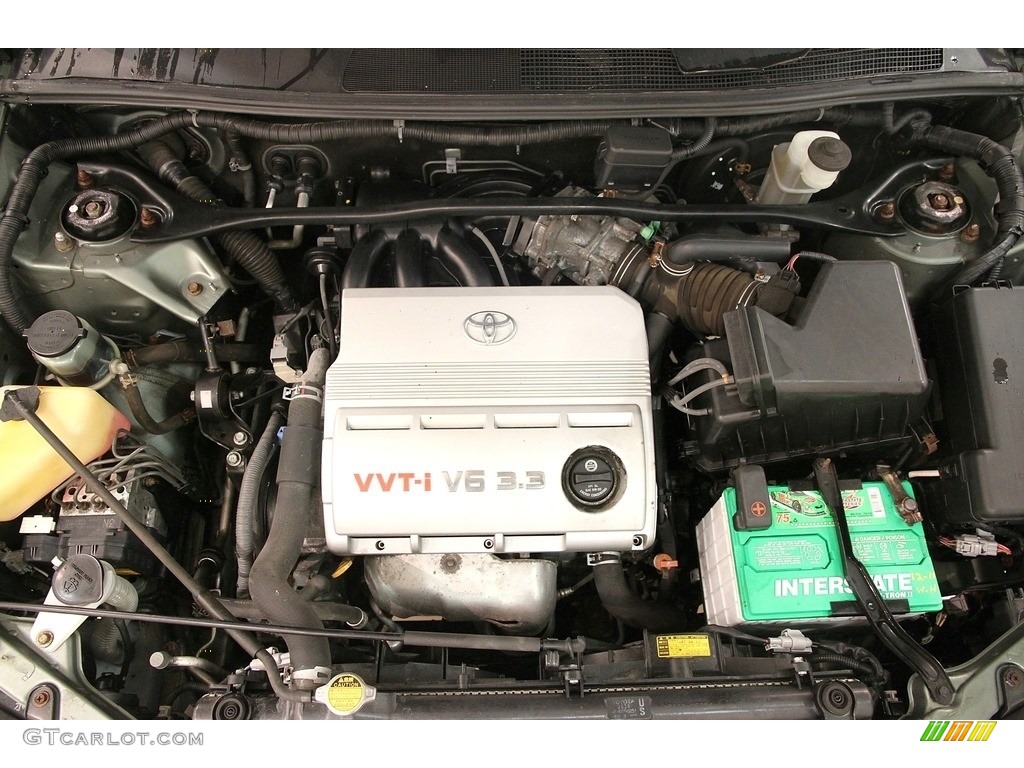 2006 Highlander V6 - Oasis Green Pearl / Ivory Beige photo #15