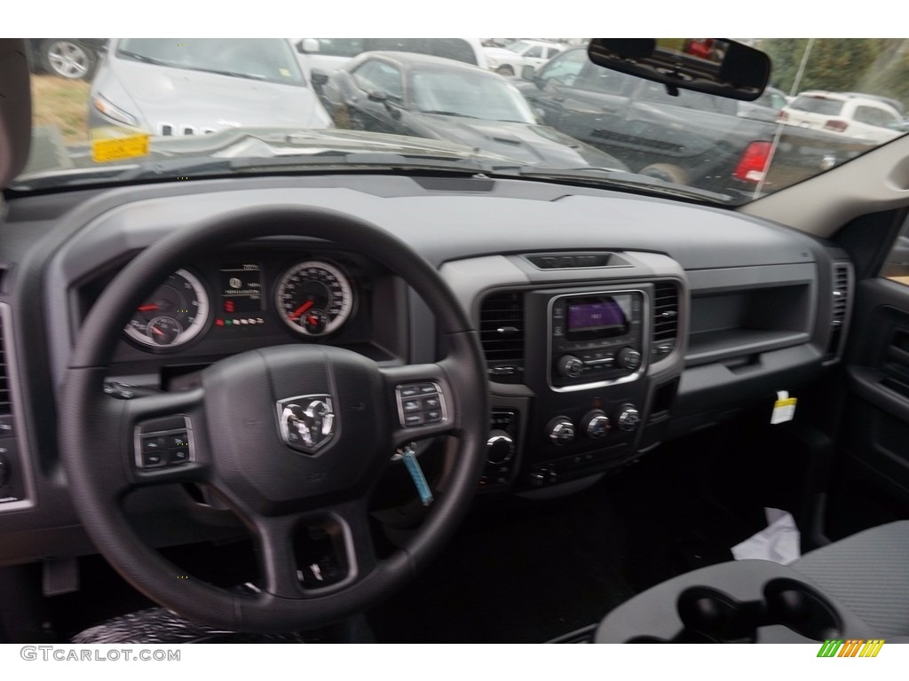 2016 1500 Tradesman Crew Cab 4x4 - Brilliant Black Crystal Pearl / Black/Diesel Gray photo #7