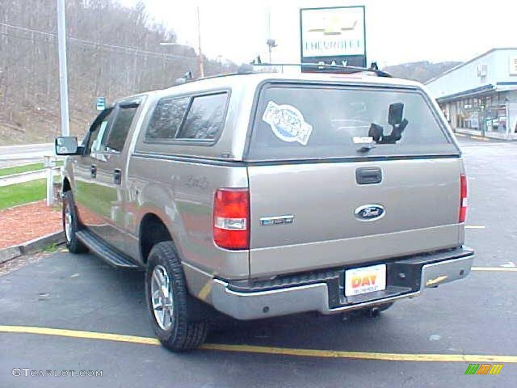 2006 F150 XLT SuperCrew 4x4 - Arizona Beige Metallic / Tan photo #6