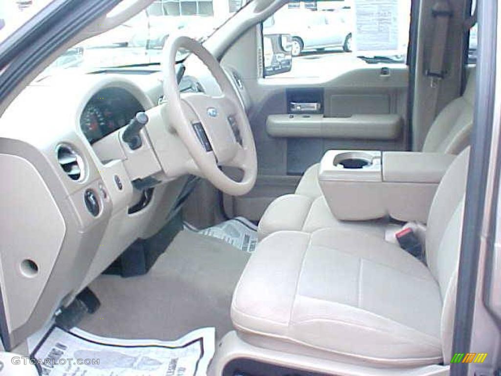 2006 F150 XLT SuperCrew 4x4 - Arizona Beige Metallic / Tan photo #7