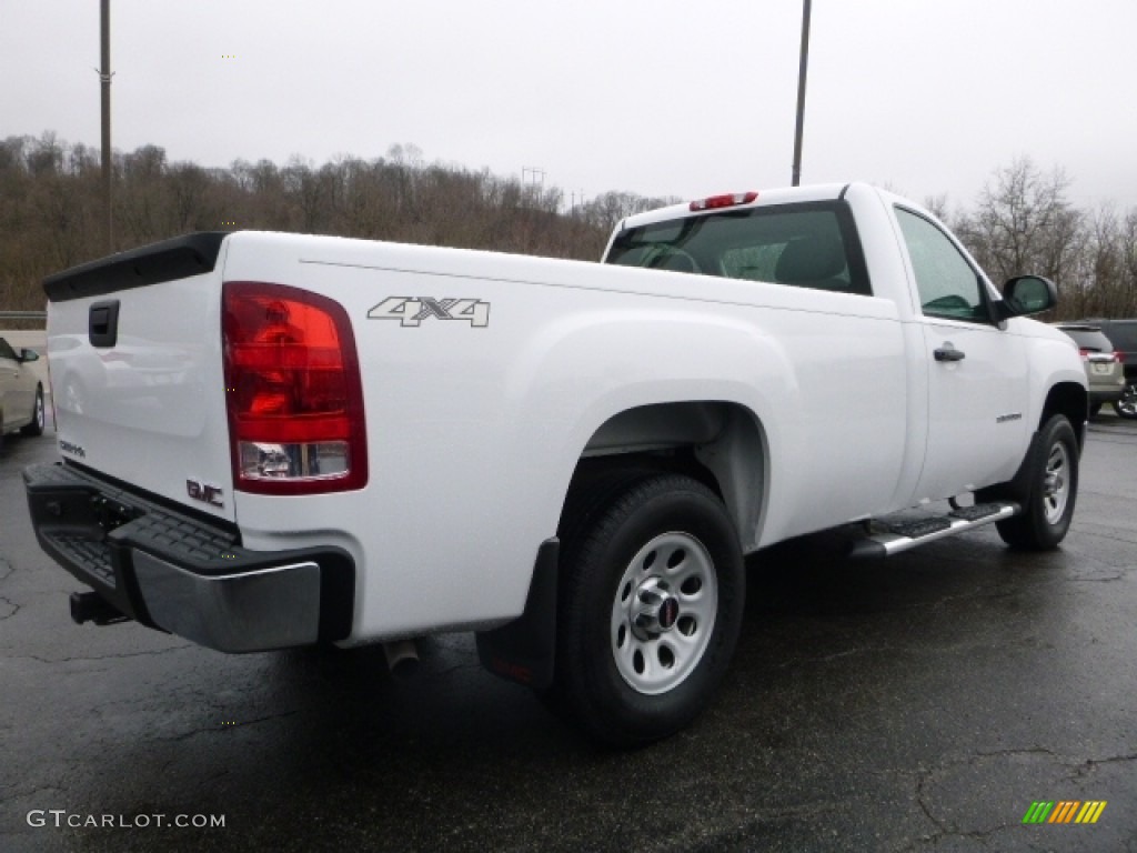 2013 Sierra 1500 Regular Cab 4x4 - Summit White / Dark Titanium photo #9