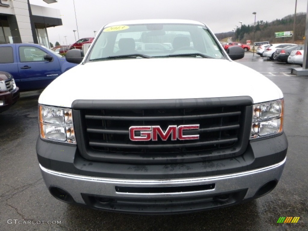 2013 Sierra 1500 Regular Cab 4x4 - Summit White / Dark Titanium photo #13