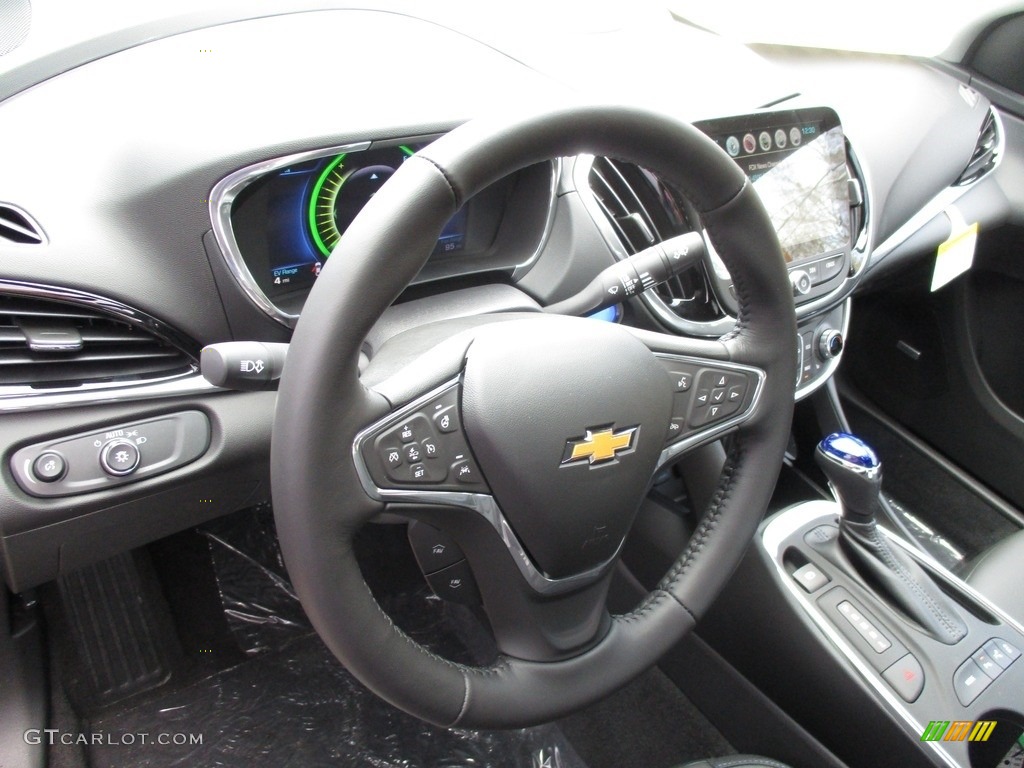 2017 Chevrolet Volt Premier Jet Black/Jet Black Steering Wheel Photo #111535182