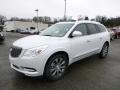 White Frost Tricoat - Enclave Leather AWD Photo No. 1