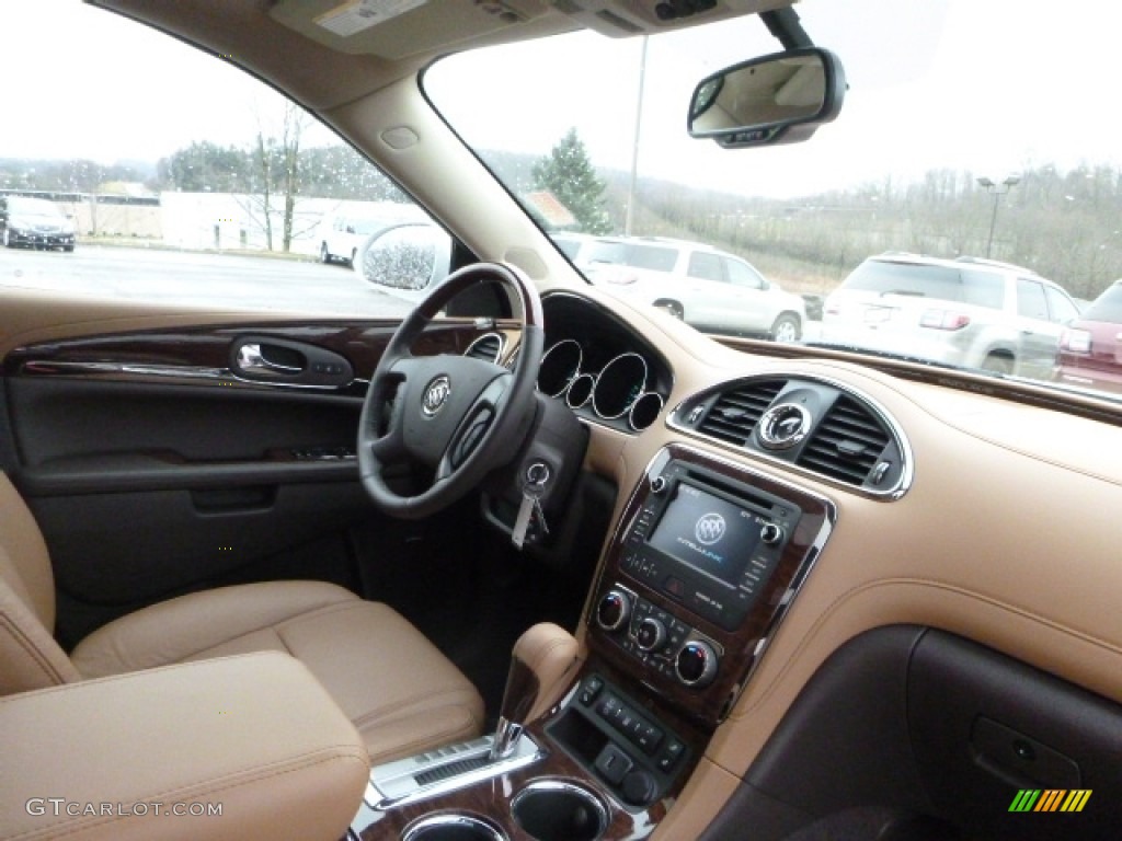 2016 Enclave Leather AWD - White Frost Tricoat / Choccachino/Cocoa photo #12