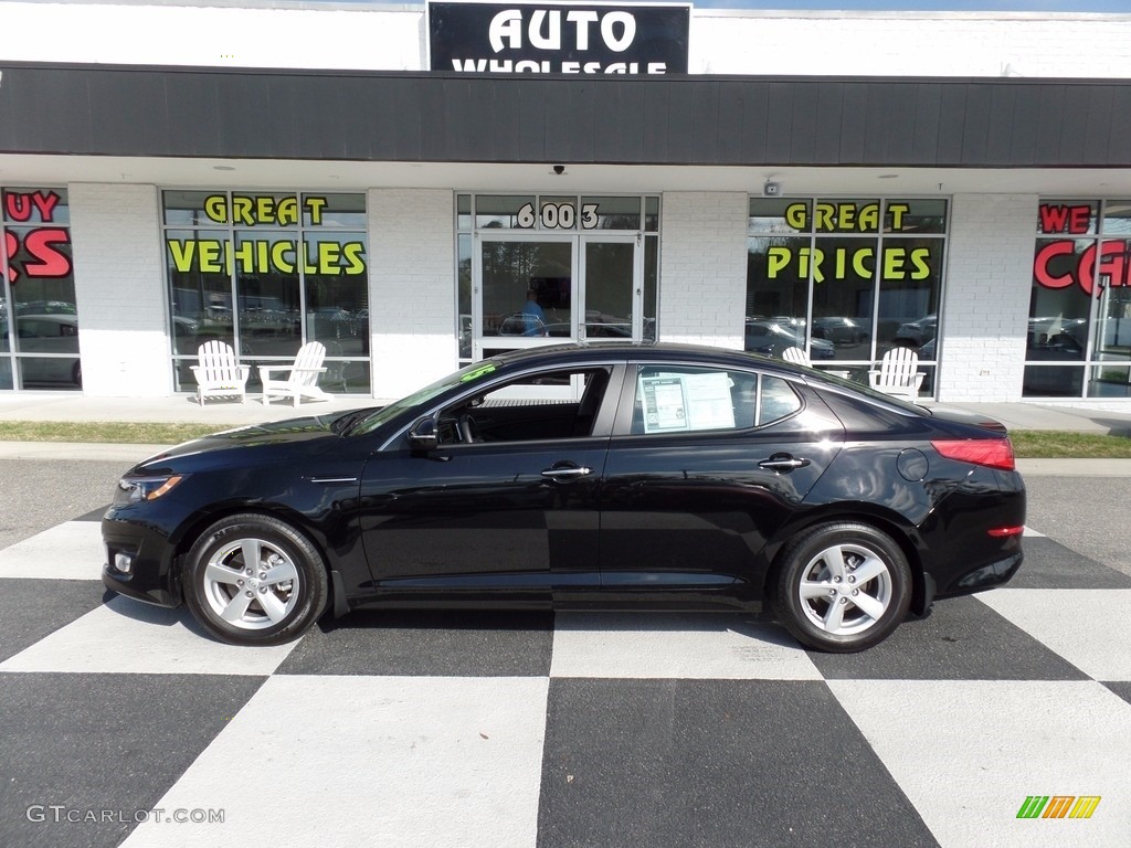 2015 Optima LX - Ebony Black / Gray photo #1