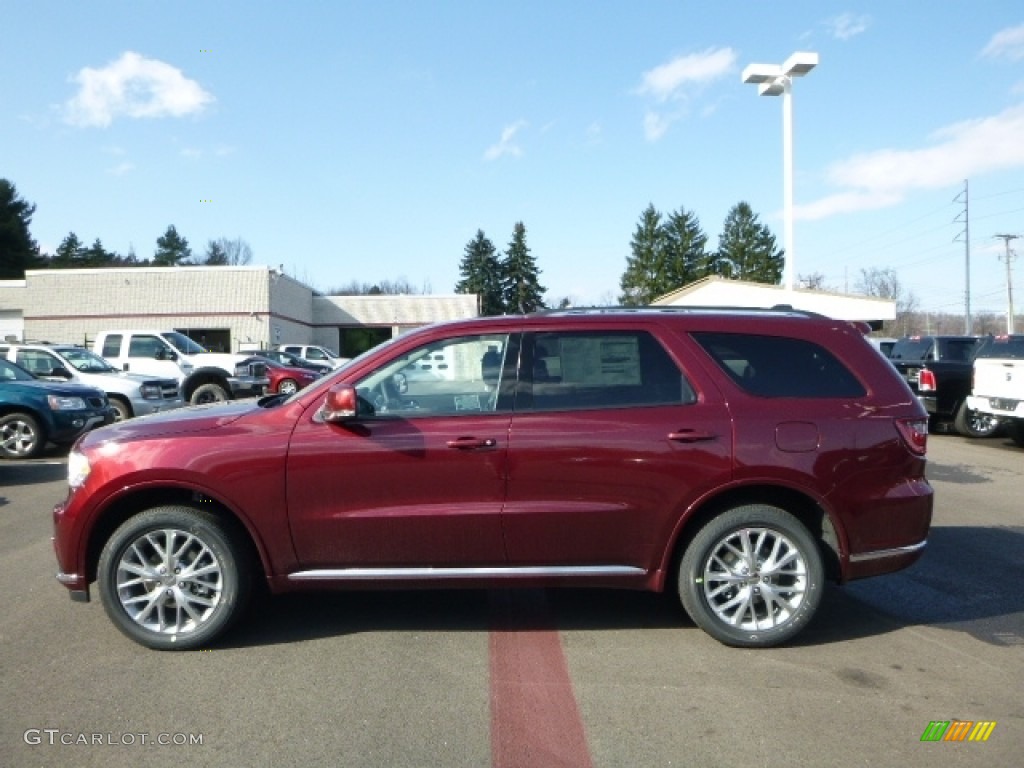 Velvet Red Pearl 2016 Dodge Durango Limited AWD Exterior Photo #111538089