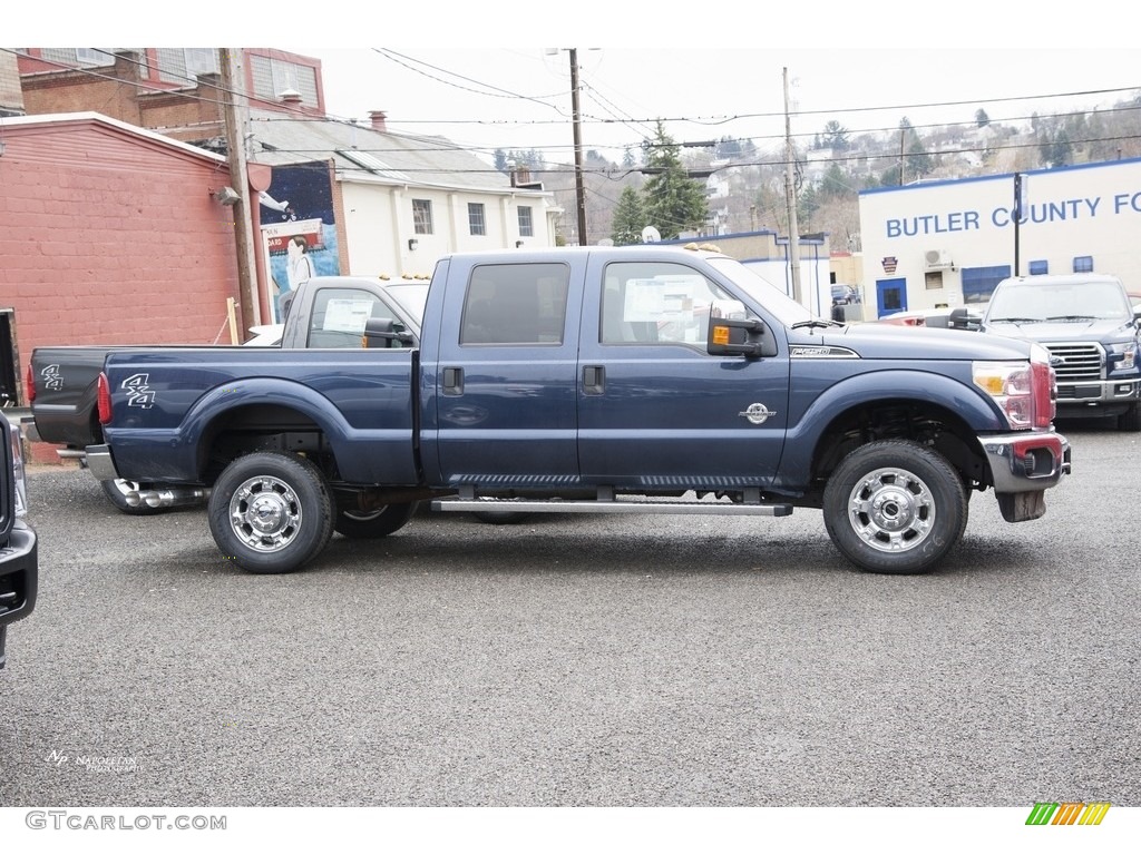 2016 F250 Super Duty XLT Crew Cab 4x4 - Blue Jeans Metallic / Steel photo #6