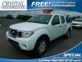 Glacier White 2013 Nissan Frontier SV V6 Crew Cab