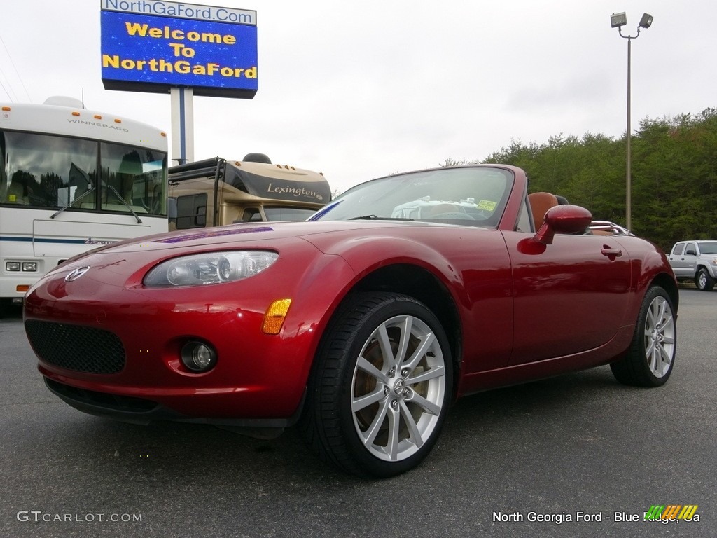 2006 MX-5 Miata Touring Roadster - Copper Red Mica / Tan photo #1