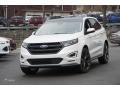 White Platinum Metallic 2015 Ford Edge Sport AWD