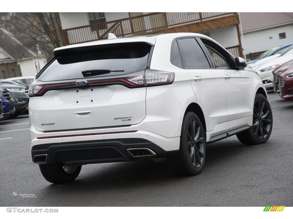 White Platinum Metallic 2015 Ford Edge Sport AWD Exterior Photo #111544387