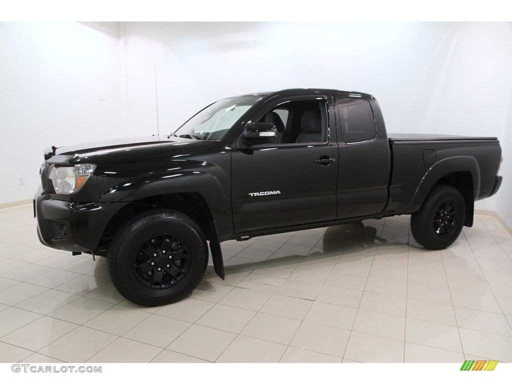 2014 Tacoma Access Cab 4x4 - Black / Graphite photo #3