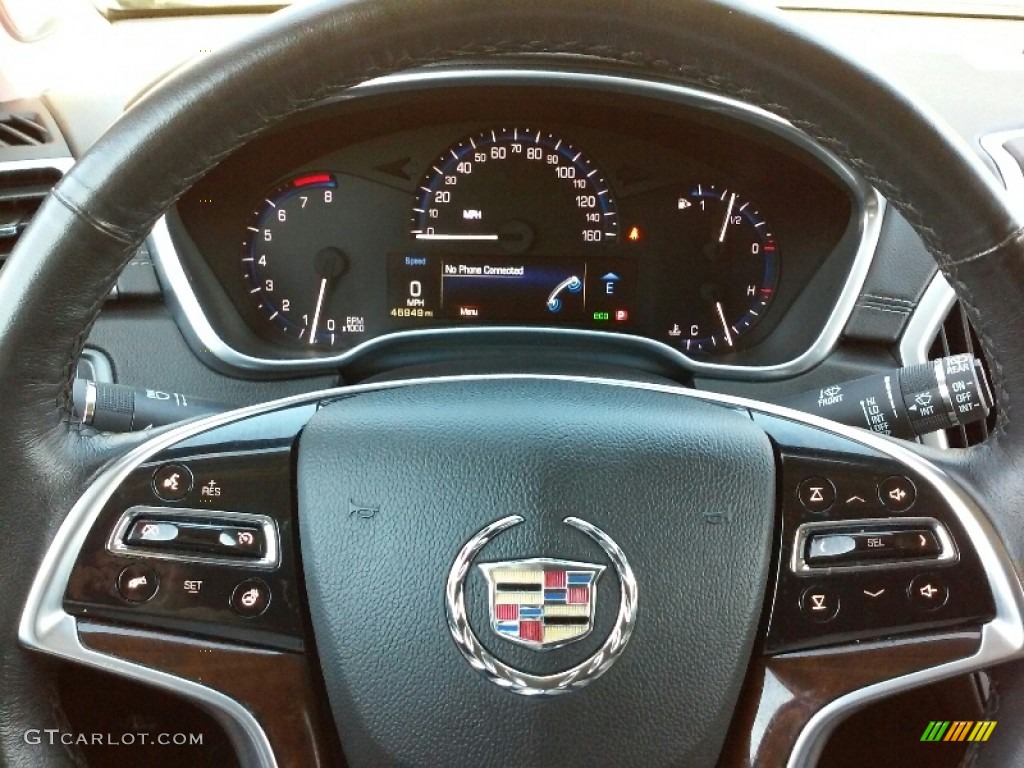 2013 SRX Luxury AWD - Black Ice Metallic / Ebony/Ebony photo #11