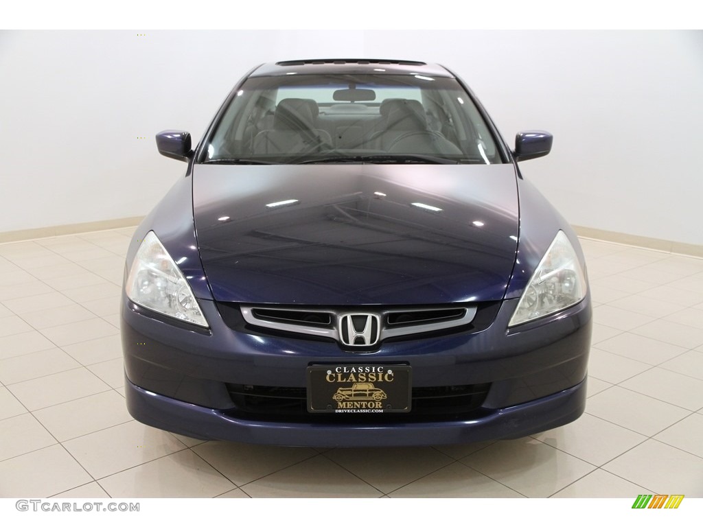 2005 Accord EX-L V6 Sedan - Eternal Blue Pearl / Gray photo #2