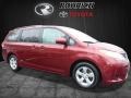 2013 Salsa Red Pearl Toyota Sienna LE  photo #1