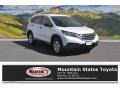 2014 White Diamond Pearl Honda CR-V LX AWD  photo #1