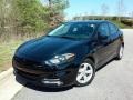 2016 Pitch Black Dodge Dart SXT  photo #2