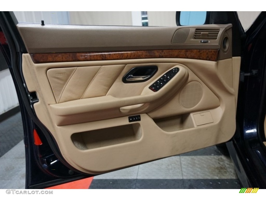 2001 5 Series 525i Sedan - Orient Blue Metallic / Sand Beige photo #12