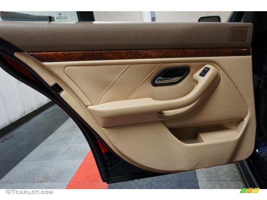 2001 5 Series 525i Sedan - Orient Blue Metallic / Sand Beige photo #15