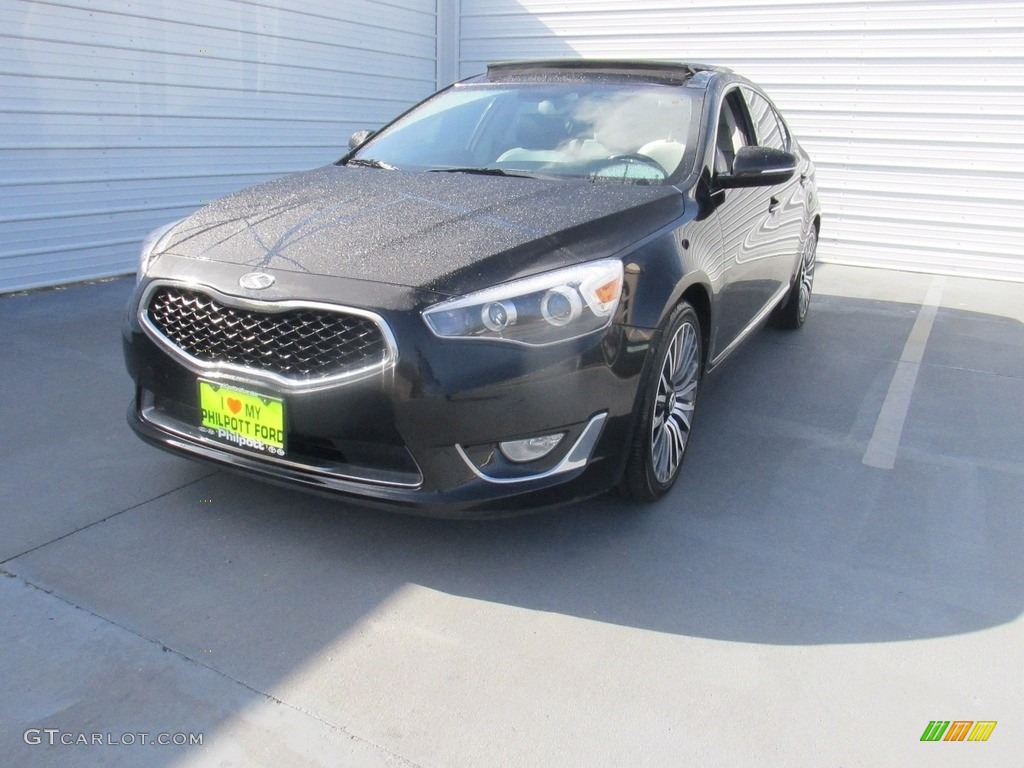 2014 Cadenza Premium - Aurora Black / White photo #4