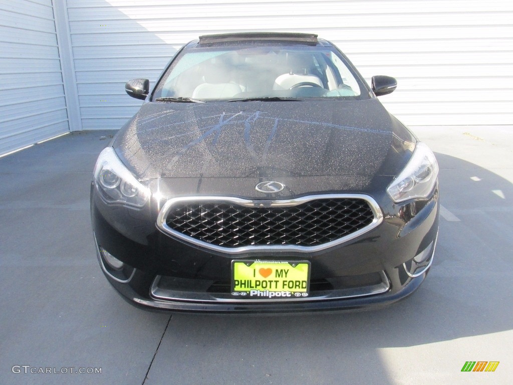 2014 Cadenza Premium - Aurora Black / White photo #5