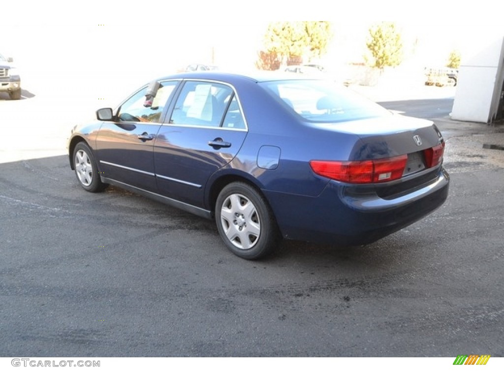 2005 Accord LX V6 Sedan - Eternal Blue Pearl / Gray photo #4