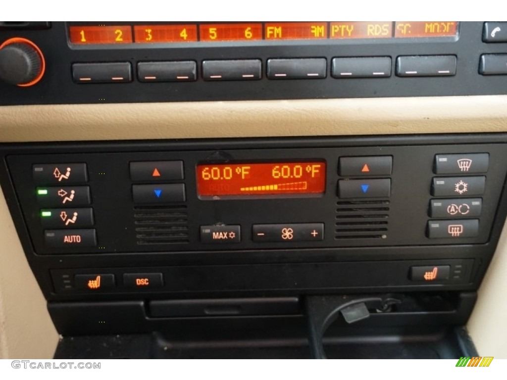 2001 5 Series 525i Sedan - Orient Blue Metallic / Sand Beige photo #39