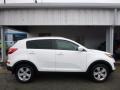 2013 Clear White Kia Sportage LX AWD  photo #1