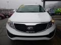 2013 Clear White Kia Sportage LX AWD  photo #8