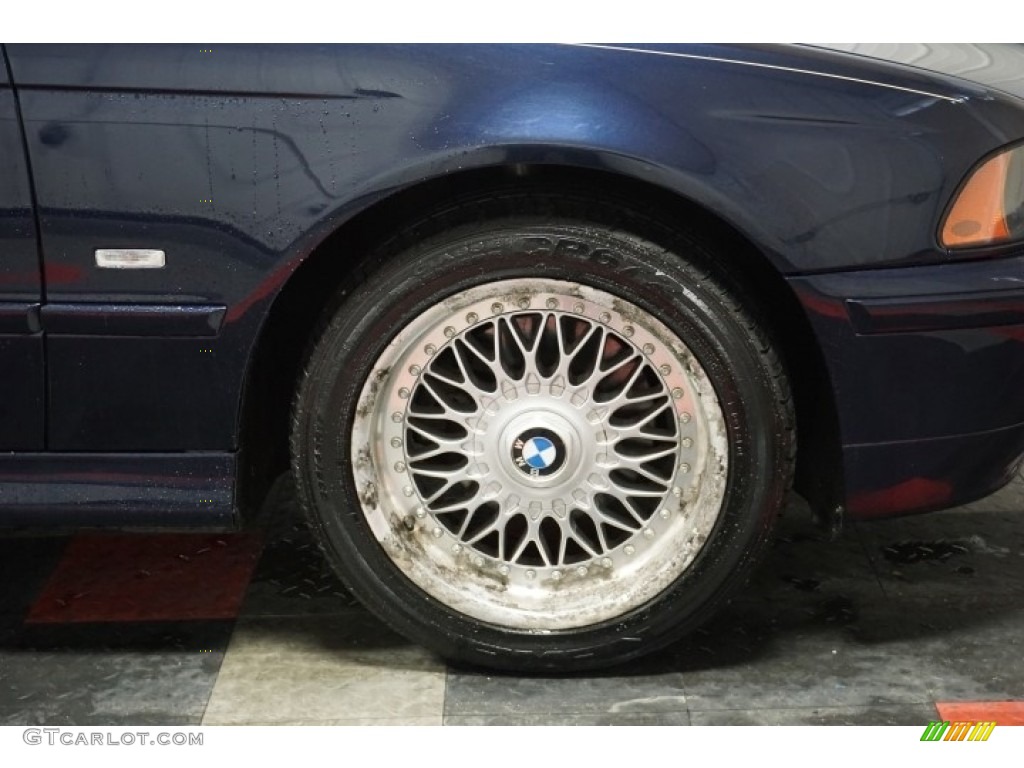 2001 5 Series 525i Sedan - Orient Blue Metallic / Sand Beige photo #58
