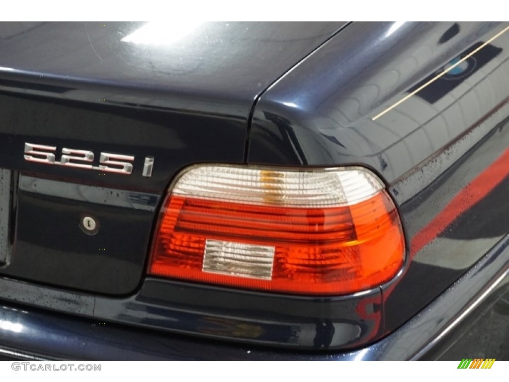 2001 5 Series 525i Sedan - Orient Blue Metallic / Sand Beige photo #67