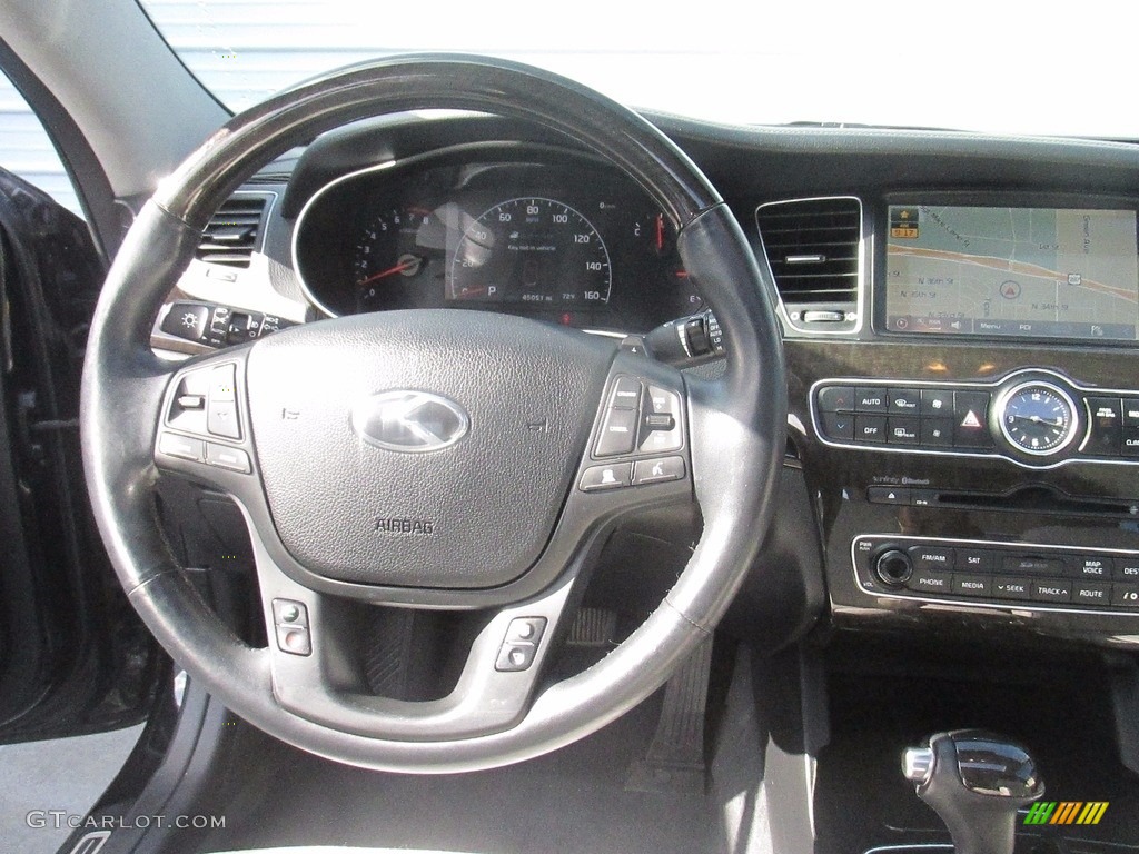 2014 Cadenza Premium - Aurora Black / White photo #44
