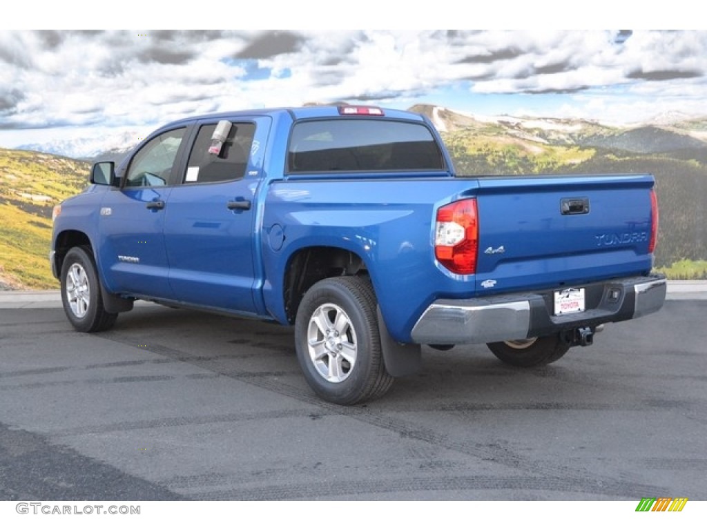 2016 Tundra SR5 CrewMax 4x4 - Blazing Blue Pearl / Graphite photo #3