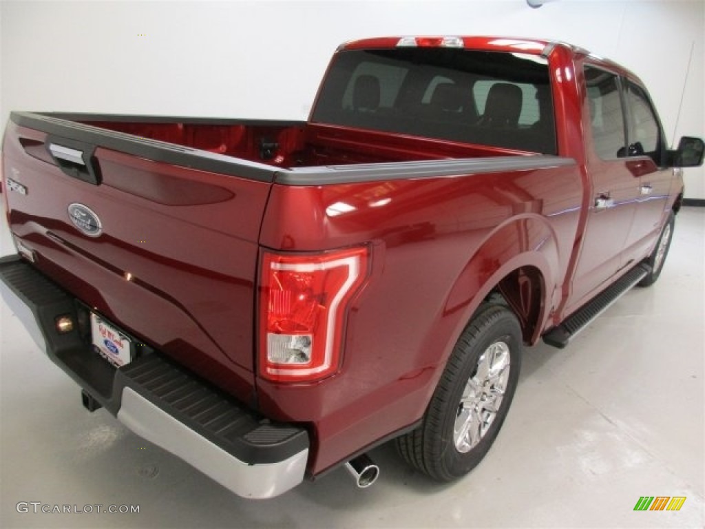 2016 F150 XLT SuperCrew - Ruby Red / Medium Earth Gray photo #10