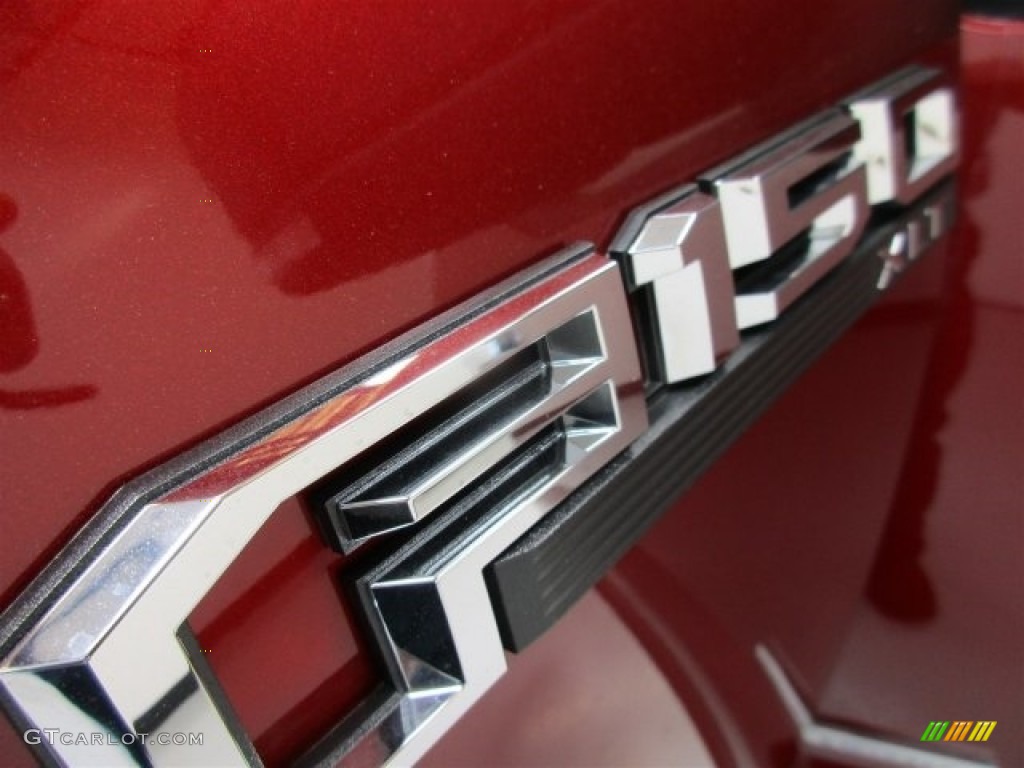 2016 F150 XLT SuperCrew - Ruby Red / Medium Earth Gray photo #27