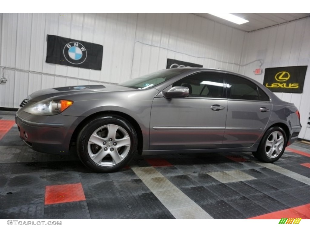 2006 RL 3.5 AWD Sedan - Lakeshore Silver Metallic / Ebony photo #2