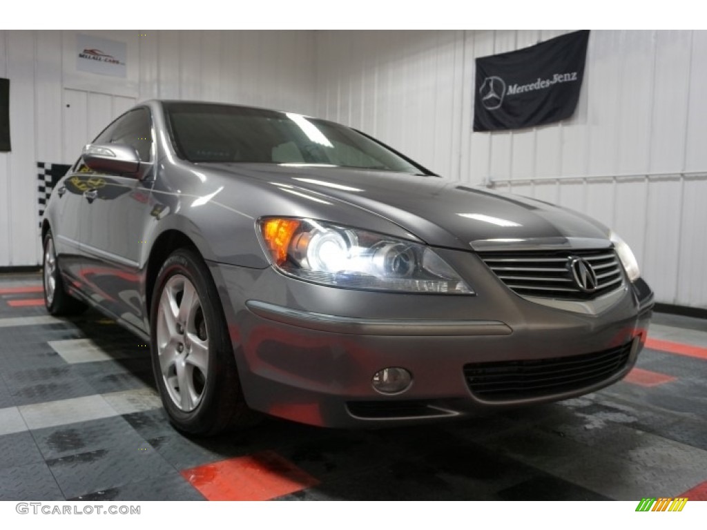 2006 RL 3.5 AWD Sedan - Lakeshore Silver Metallic / Ebony photo #5