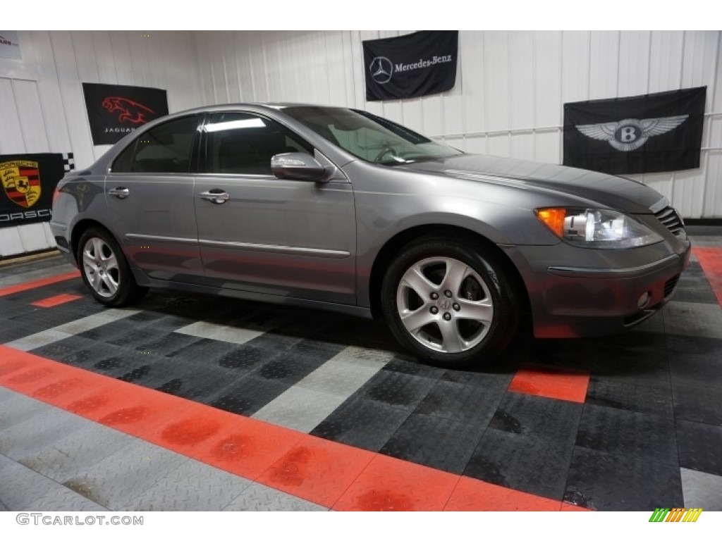 2006 RL 3.5 AWD Sedan - Lakeshore Silver Metallic / Ebony photo #6