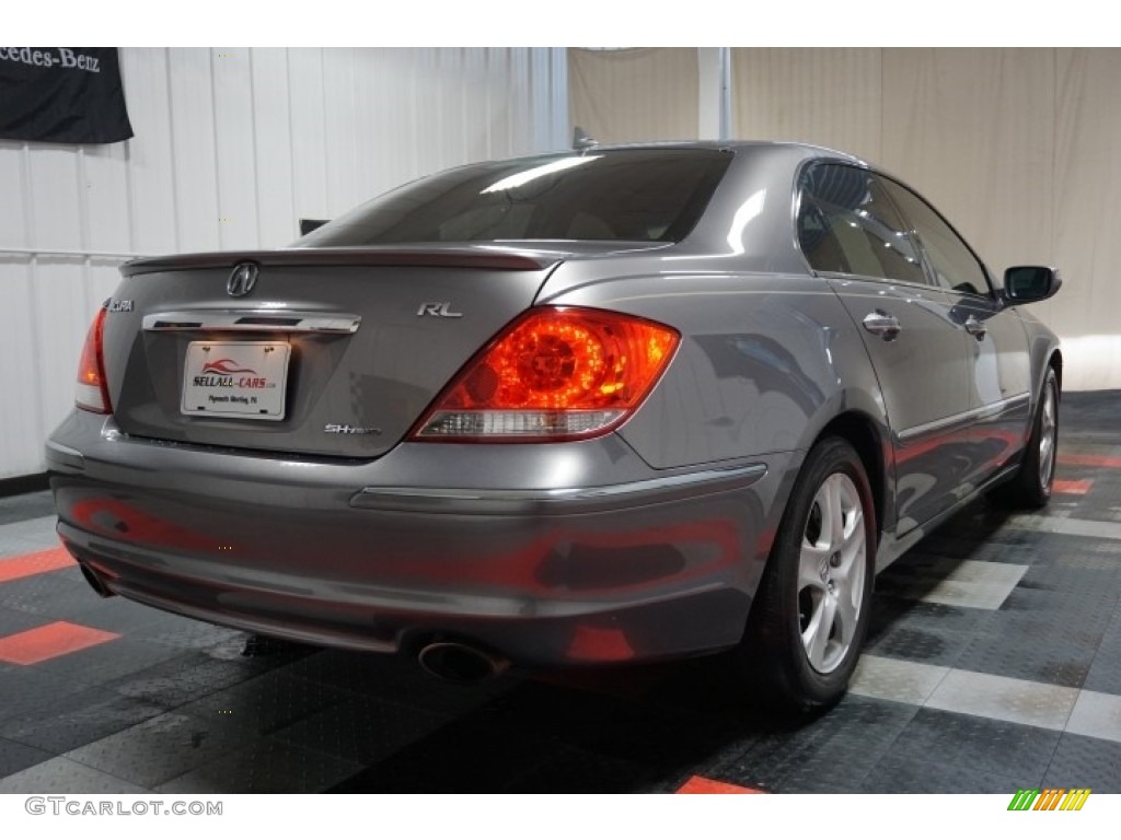 2006 RL 3.5 AWD Sedan - Lakeshore Silver Metallic / Ebony photo #8
