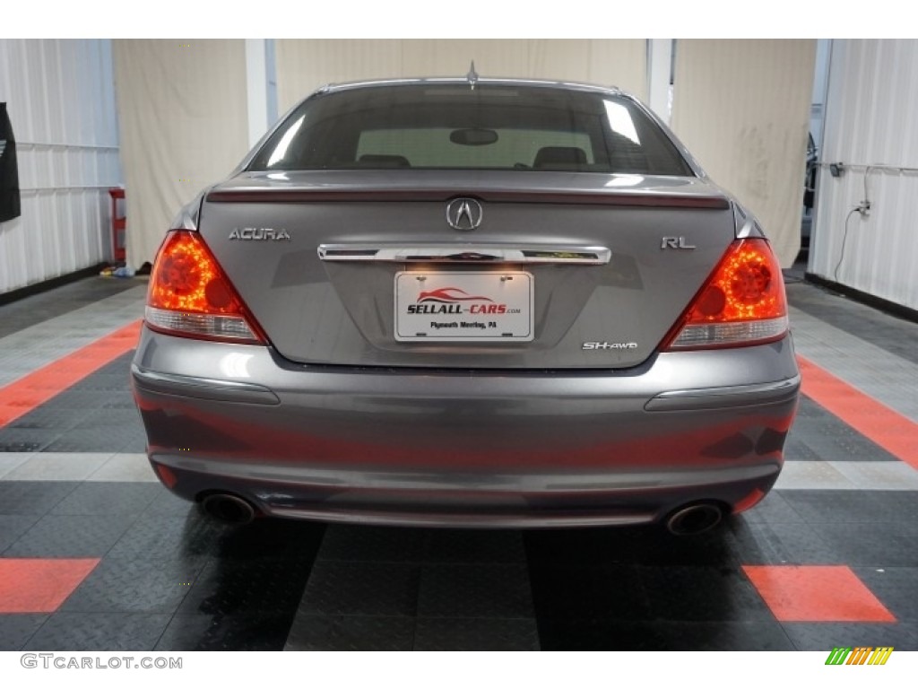 2006 RL 3.5 AWD Sedan - Lakeshore Silver Metallic / Ebony photo #9