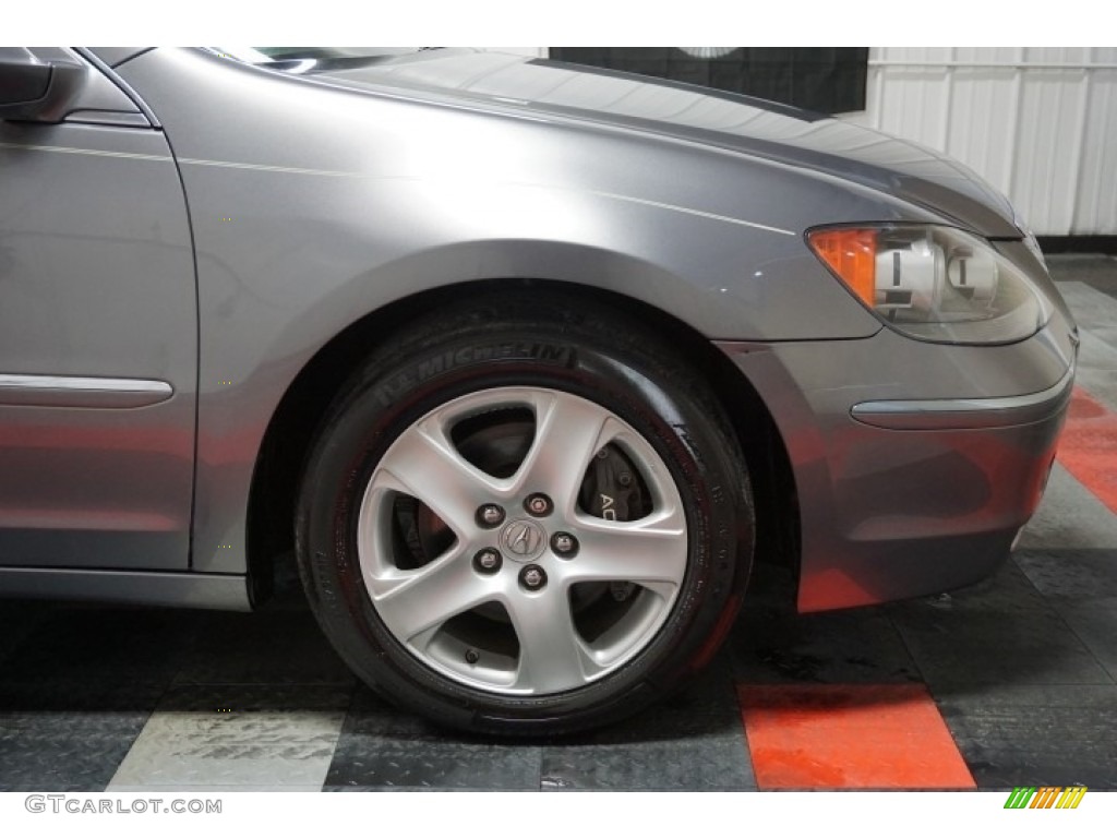 2006 RL 3.5 AWD Sedan - Lakeshore Silver Metallic / Ebony photo #67