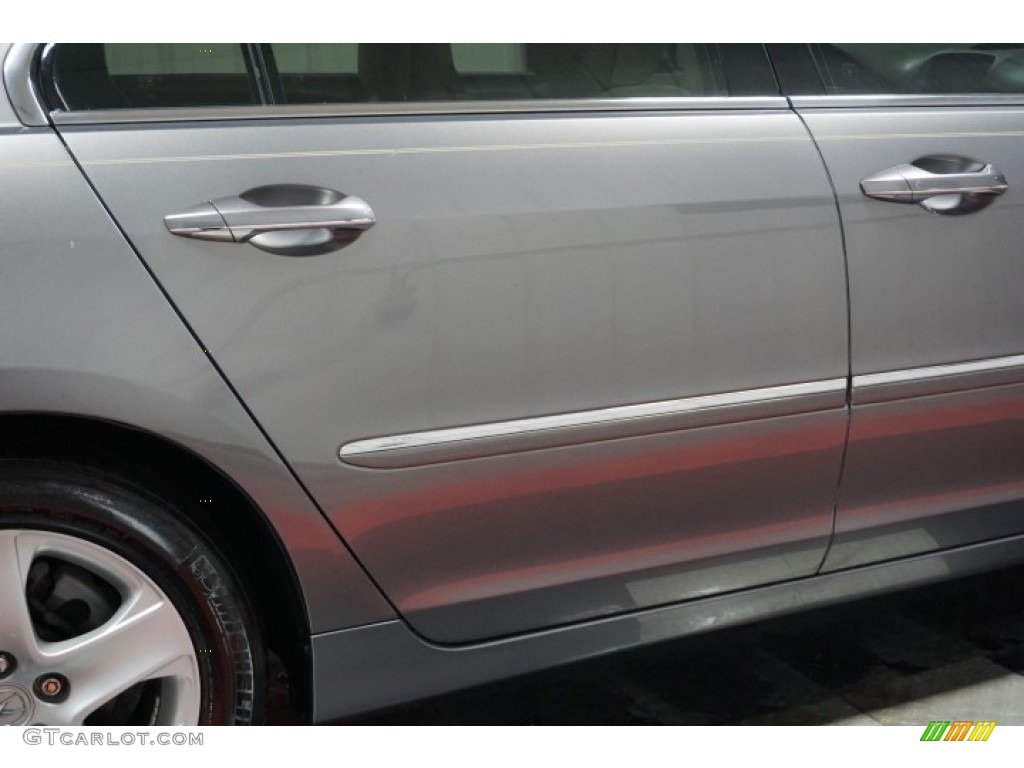 2006 RL 3.5 AWD Sedan - Lakeshore Silver Metallic / Ebony photo #73