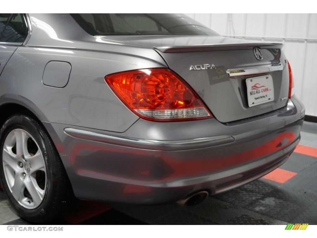 2006 RL 3.5 AWD Sedan - Lakeshore Silver Metallic / Ebony photo #79