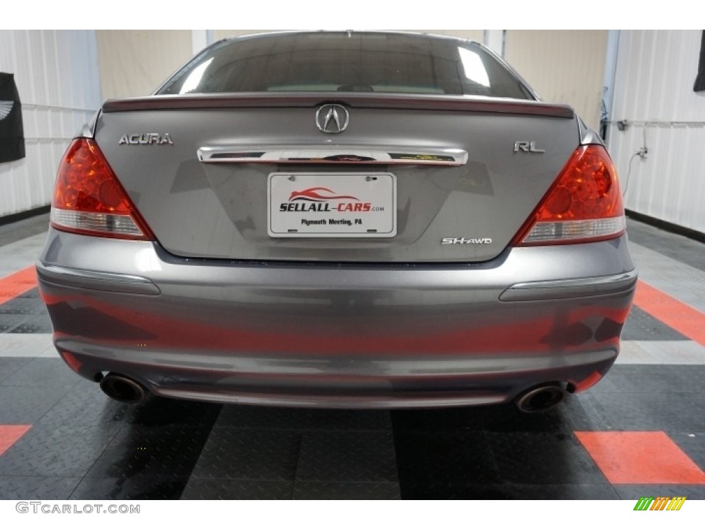 2006 RL 3.5 AWD Sedan - Lakeshore Silver Metallic / Ebony photo #81