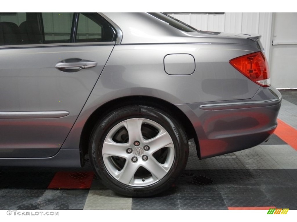 2006 RL 3.5 AWD Sedan - Lakeshore Silver Metallic / Ebony photo #82