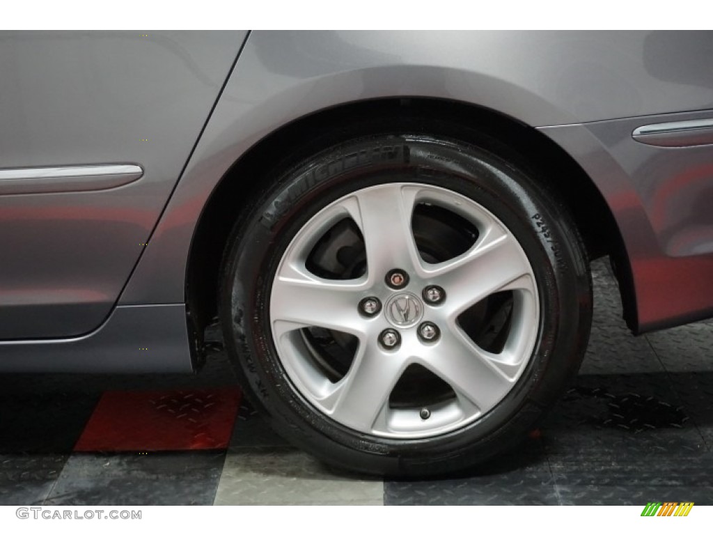 2006 RL 3.5 AWD Sedan - Lakeshore Silver Metallic / Ebony photo #83