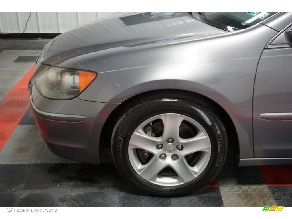 2006 RL 3.5 AWD Sedan - Lakeshore Silver Metallic / Ebony photo #89