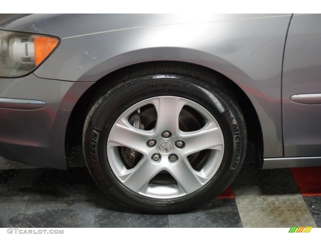 2006 RL 3.5 AWD Sedan - Lakeshore Silver Metallic / Ebony photo #90