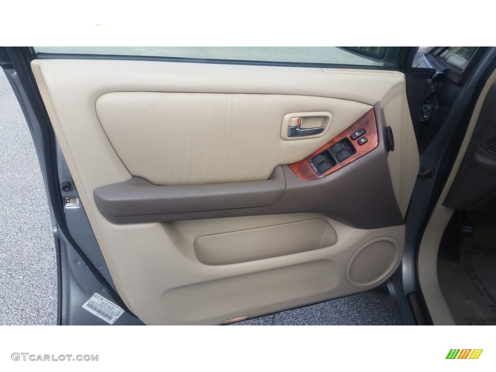 2001 RX 300 - Mineral Green Metallic / Ivory photo #12